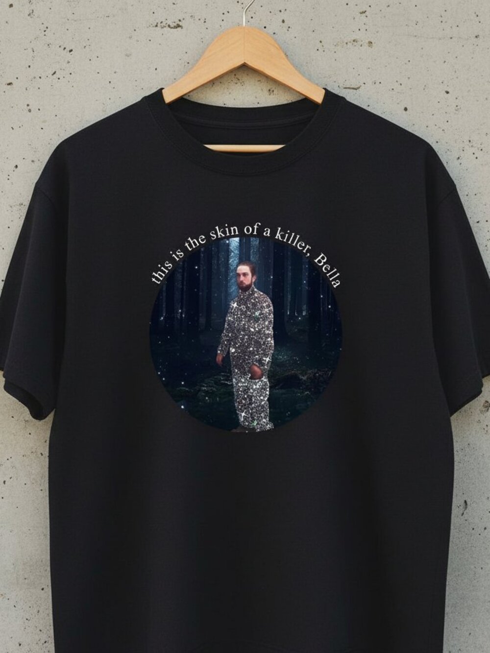 Twilight Meme Shirt “This Is the Skin of a Killer Bella” Funny Graphic Tee